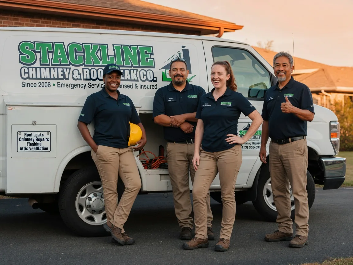 Chimney flashing repair company in Linwood, KS